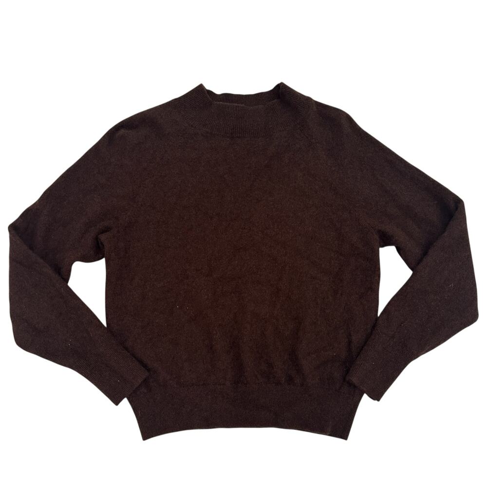 Everlane Sweater Mockneck 100% cashmere Brown Medium